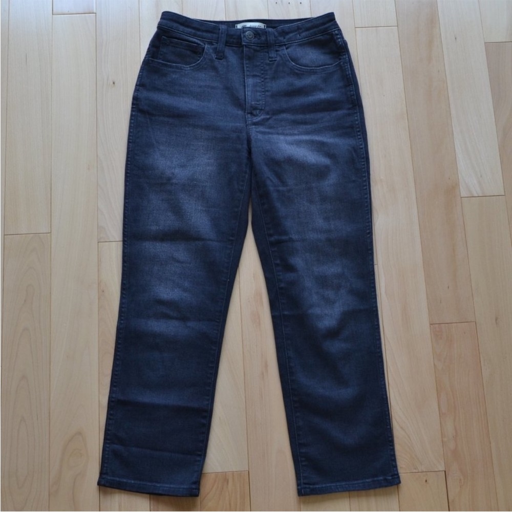 Madewell curvy high rise slim straight